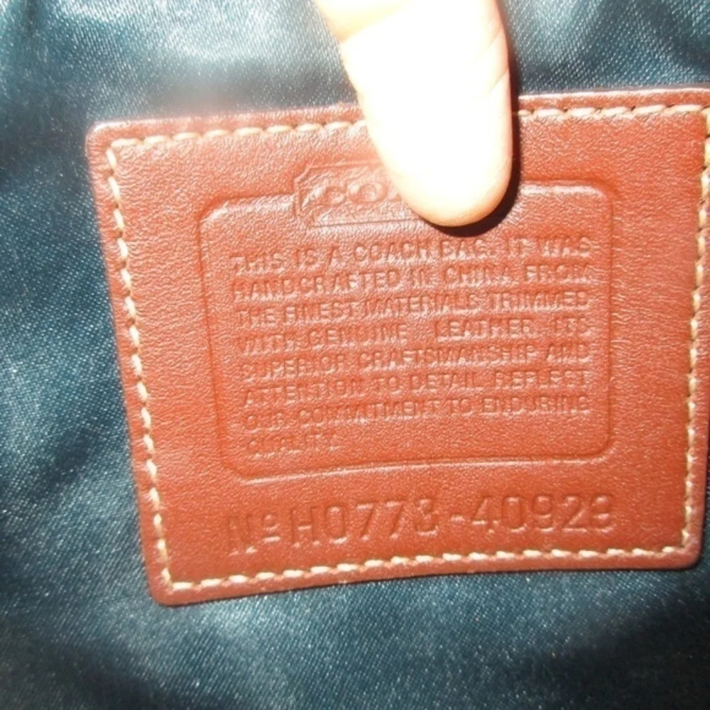 Coach vintage y2k patchwork crossbody swingpack bag purse